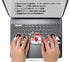 Magic Keyboard 専用 iPadPro11inch 13inch(M4) 2024 第5世代 対応 キーボード用スキンシール キートップ ステッカー アイパッド ノートパソコン アクセサリー 保護 020806 マスクデザイン 宇宙 惑星 パンダ イラスト 000955
