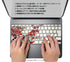Magic Keyboard 専用 iPadPro11inch 13inch(M4) 2024 第5世代 対応 キーボード用スキンシール キートップ ステッカー アイパッド ノートパソコン アクセサリー 保護 020806 マスクデザイン 宇宙 惑星 和風 和柄 花 鳥 005383