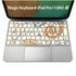 Magic Keyboard 専用 iPadPro11inch 13inch(M4) 2024 第5世代 対応 キーボード用スキンシール キートップ ステッカー アイパッド ノートパソコン アクセサリー 保護 020806 マスクデザイン 宇宙 惑星 イラスト カラフル カメレオン 005375