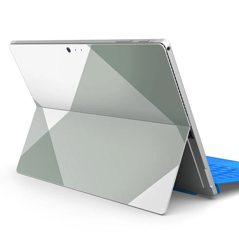 Surface Pro7 (2019) Pro6 Pro2017 pro4 用 スキンシール igsticker サーフェス ノートブック ノートパソコン カバー ケース フィルム ステッカー アクセサリー 保護 004263 チェック 白 黒