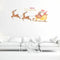 ウォールステッカー クリスマス Christmas Xmas 飾り xmas DIY サンタ パーティー 飾り トナカイ 星 020519